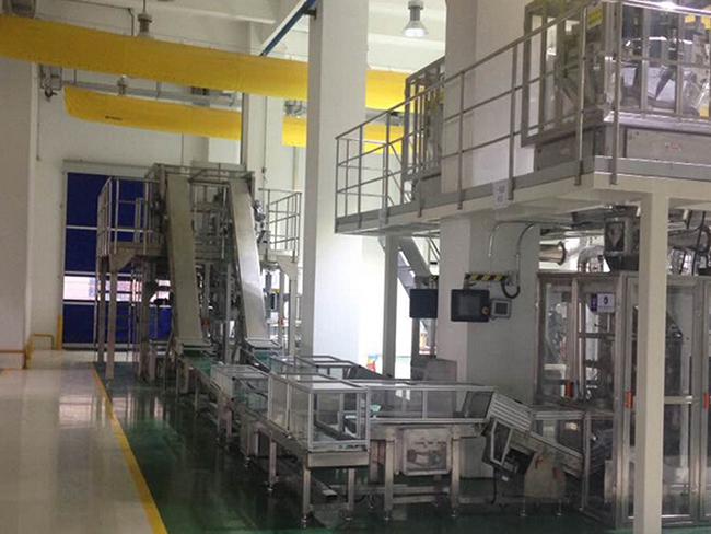 福建天馬飼料包裝過程